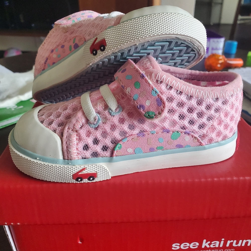 NWT See Kai Run Pink Mesh Summer Sneaker